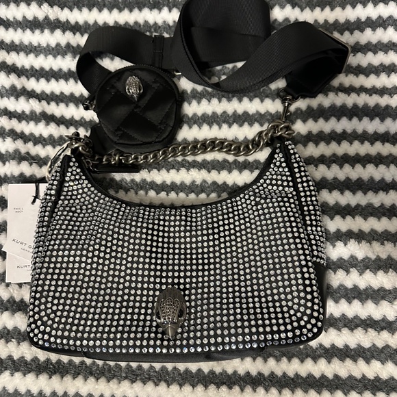 Kurt Geiger Crystal Nylon crossbody bag - Picture 4 of 9